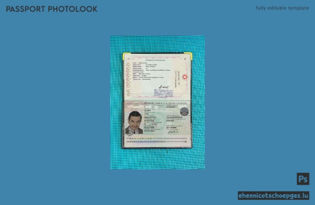 Neuer maschinenlesbarer Reisepass für Bangladesch seit April 2010 – Beispielansicht